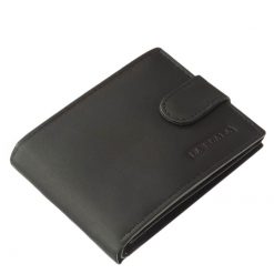 Puha tapintású bőr felhasználásával gyártott, kisméretű férfi pénztárca a LA SCALA márkacsaládtól RFID védelemmel ellátva.