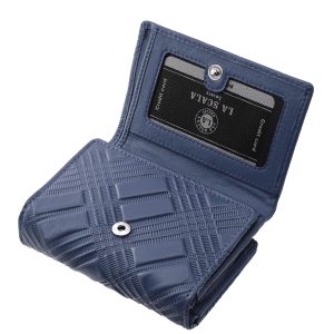 Prémium minőségű valódi puha bőr női pénztárca divatos és elegáns külsővel, amely a La Scala márka kifinomult stílusát és időtálló minőségét képviseli.