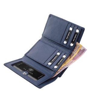 Prémium minőségű valódi puha bőr női pénztárca divatos és elegáns külsővel, amely a La Scala márka kifinomult stílusát és időtálló minőségét képviseli.