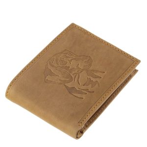 Bemutatjuk, díszdobozban forgalmazott, kedves tacsi mintás GreenDeed állatos férfi bőr pénztárca kollekciónkat, mely barna színben készül.