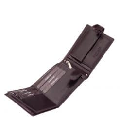 Férfi bőr pénztárca modell, igazán elegáns megjelenéssel, minőségi valódi bőrből, fedelén Vester Luxury márkajelzéssel. Díszdobozban!