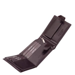 Férfi bőr pénztárca modell, igazán elegáns megjelenéssel, minőségi valódi bőrből, fedelén Vester Luxury márkajelzéssel. Díszdobozban!