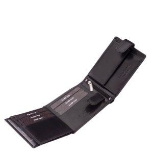 Klasszikus hatású VESTER LUXURY márkájú, elegáns férfi minőségi gyártású bőr pénztárca prémium kategóriájú valódi bőrből, díszdobozban!