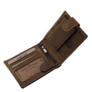GreenDeed márkás férfi vadász pénztárca mintás kivitelben RFID védelemmel, igazi minőségi bőr alapanyagból, extraként díszdobozos kivitelben.