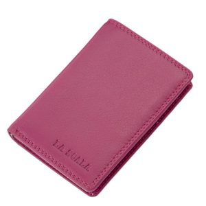 Álló kivitelű, puha nappa bőrből készült bőr kártyatartó LA SCALA márkás praktikus méretű termékünk. Nézze meg kínálatunkat!