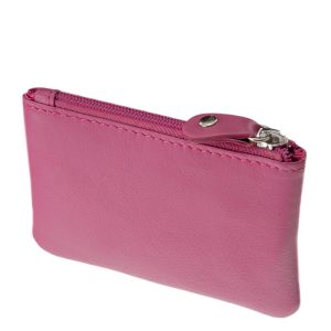 Minőségi bőrből készített, szolid megjelenésű, kis méretű termékünk egy praktikus cipzáras bőr kulcstartó. Fuxia és piros színben.