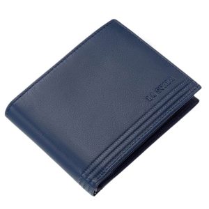 Elegáns megjelenésű, stílusos, minőségi férfi pénztárca valódi bőr alapanyagból, a klasszikus tárcákra jellemző kialakítással, díszdobozban.