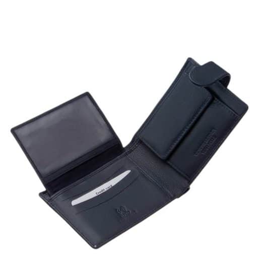 RFID védelemmel ellátott klasszikus férfi bőr pénztárca, mely elegáns külsejével minden korosztály számára ideális.