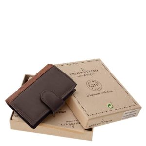 GreenDeed márkás, minőségi kisméretű kártyatartó valódi bőr alapanyagból gyártva elegáns külsővel, díszdobozos kiadásban.