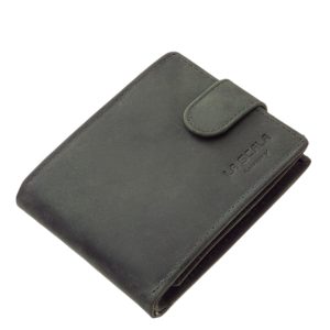 RFID védelemmel rendelkező, minőségi férfi pénztárca, mely a valódi bőr természetes karakterisztikájával rendelkező, díszdobozos modellünk.