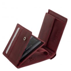 Vintage stílusban készült ez a természetes valódi bőr felülettel rendelkező minőségi női pénztárca, mely RFID védelemmel biztosítja adatait.