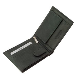 Vintage stílusban készült ez a természetes valódi bőr felülettel rendelkező minőségi férfi pénztárca, mely RFID védelemmel biztosítja adatait