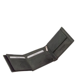 Vintage stílusban készült ez a természetes valódi bőr felülettel rendelkező minőségi férfi pénztárca, mely RFID védelemmel biztosítja adatait