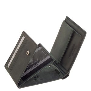 Vintage stílusban készült ez a természetes valódi bőr felülettel rendelkező minőségi férfi pénztárca, mely RFID védelemmel biztosítja adatait
