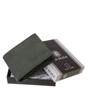 Vintage stílusban készült ez a természetes valódi bőr felülettel rendelkező minőségi férfi pénztárca, mely RFID védelemmel biztosítja adatait
