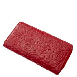 Elegáns bőr női pénztárca rózsa mintával, mely körben cipzárral záródik. Minőségi marhabőrből készült. Díszdobozban kerül kiszállításra.