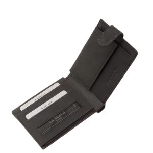 Sportosan elegáns megjelenésű, minőségi díszdobozos valódi bőr férfi pénztárca, mely RFID védelemmel is rendelkező termékünk.