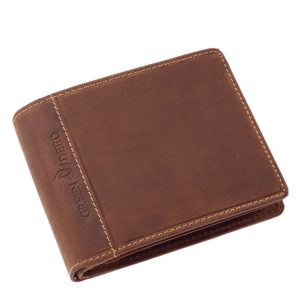 Valódi bőr, férfi pénztárca, a GreenDeed márkacsalád új modellje minőségi termék, remek tulajdonságokkal, minőségi díszdobozos kivitelben.