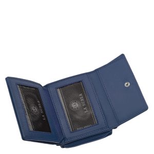 Biztonságos használatot garantáló kis méretű RFID női pénztárca valódi bőr alapanyagból, díszdobozos kivitelben, divatos színekben kapható.