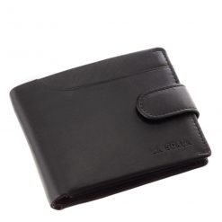 Praktikus kialakítású, biztonságos használatot garantáló RFID védett, minőségi bőr férfi pénztárca, díszdobozos kivitelben elegáns dizájnnal.