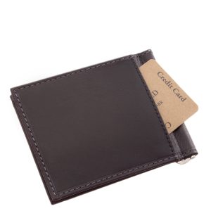 Karakteres, valódi bőr férfi pénztárca, a bőr jellegzetességével rendelkező elegáns és divatos modell RFID védelemmel, minőségi díszdobozban.