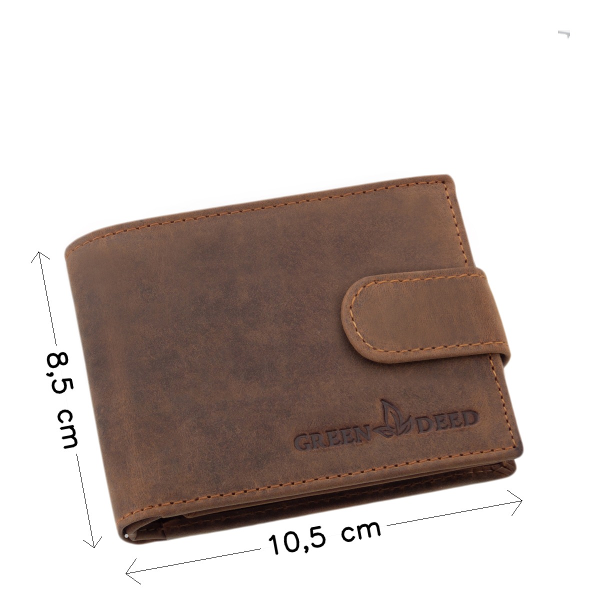 Kisméretű férfi pénztárca vadászbőrből MHN102/T - Image 4