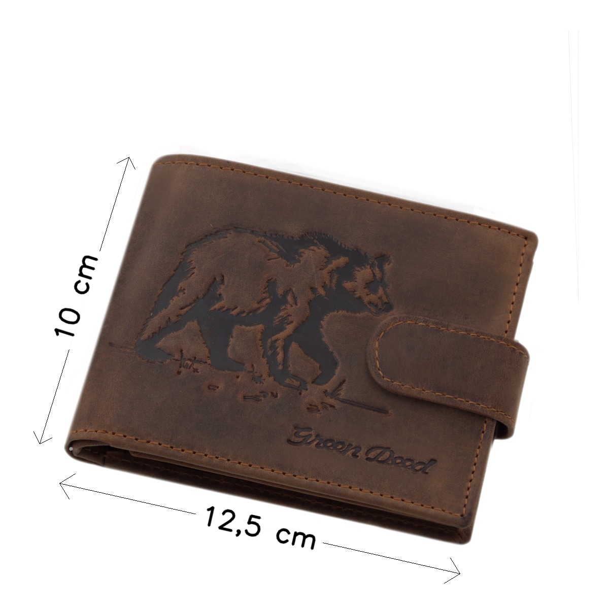 GreenDeed vadász férfi pénztárca medve mintával MDP1027/T - Image 4