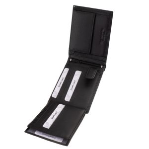 A Giultieri márkacsalád újabb díszdobozos, minőségi valódi bőr férfi pénztárca modellje, puha tapintással, egyedi külsővel praktikus belsővel