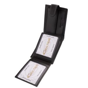 Minőségi Giultieri márkacsaládunk új kisméretű férfi pénztárca modellje valódi puha bőr anyagból, praktikus belsővel, díszdobozos kiadás.