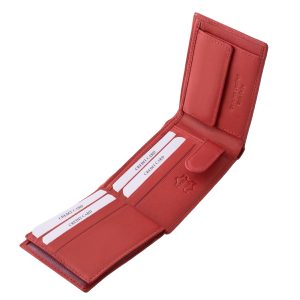 Igazi bőr, márkás női pénztárca, kellemes tapintású, természetes karakterű bőrből lett gyártva a praktikus használatot előtérbe helyezve.