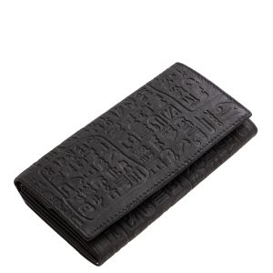 A minőségi bőr női pénztárca mintás felülete gazdag díszítésű, kopott hatású valódi bőrből lett elkészítve. Díszdobozos modell!