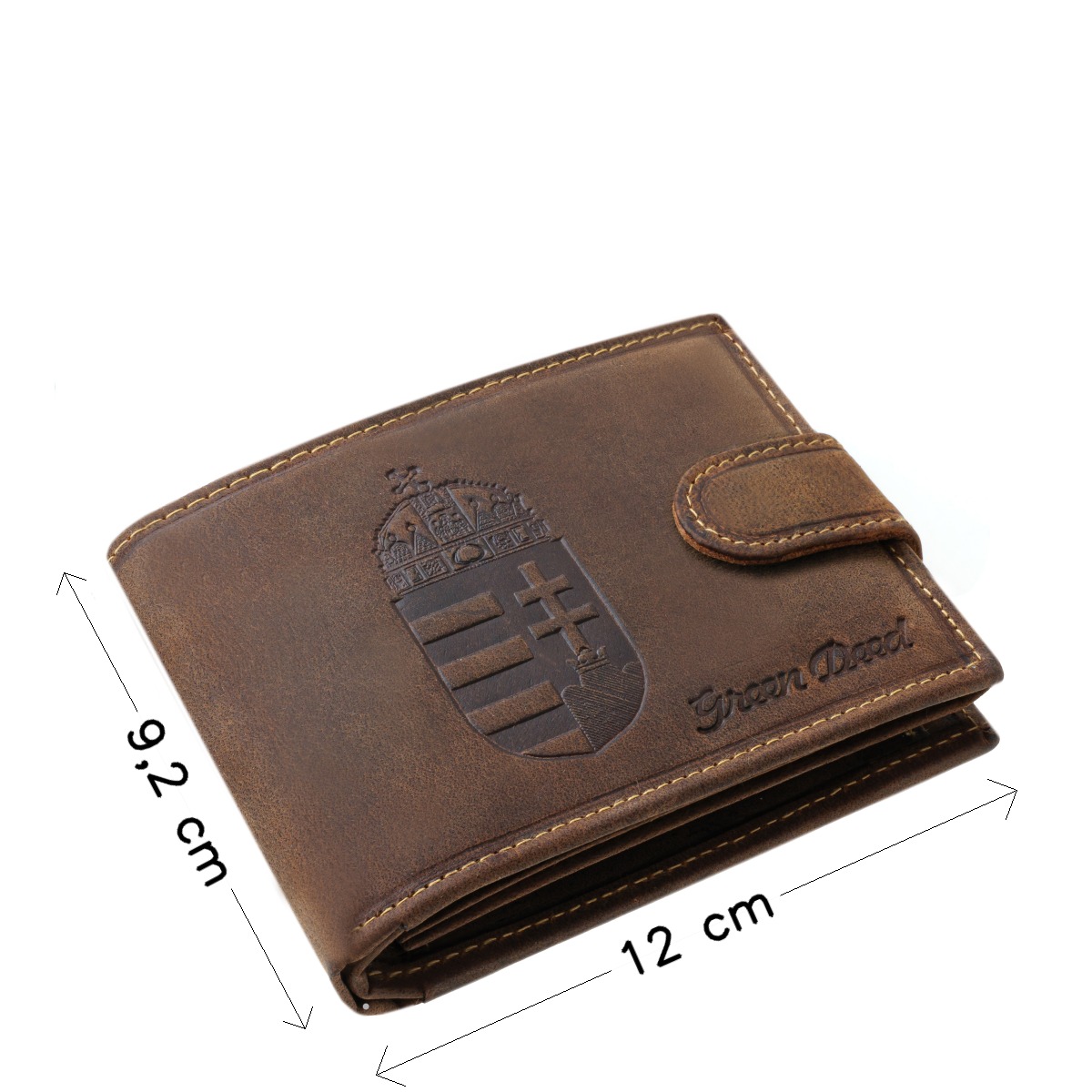 GreenDeed valódi bőr férfi pénztárca magyar címer mintával díszdobozban MCIM1021/T - Image 4