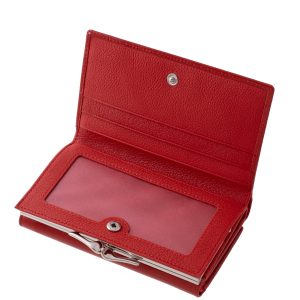 Minőségi nagy méretű női bőr pénztárca elegáns megjelenésű bőrből, Nicole márkával, gyönyörű divat kiegészítő. Díszdobozba csomagolt modell.