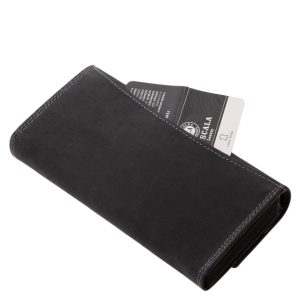 Nagy méretű brifkó pénztárca, minőségi valódi bőr anyagból gyártva a tartósság érdekében, dizájnos külsővel, minőségi díszdobozos kivitelben.