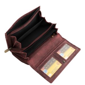 Divatos, szép virágmintás felülettel rendelkező, valódi bőr női pénztárca, mely nagy méretű, GreenDeed márkás, minőségi termékünk. Sokféle színben elérhető!