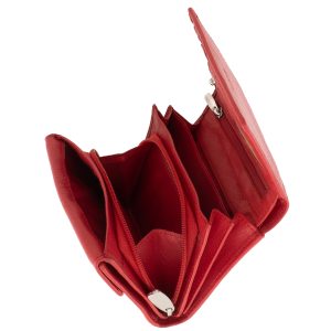 Ez a La Scala márkás praktikus és stílusos női, divat bőr pénztárca gondosan megmunkált, prémium minőségű valódi bőrből készült.