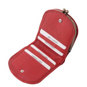 Ez a La Scala márkás, kisméretű, valódi bőr női pénztárca a klasszikus eleganciát és a modern divattrendeket ötvözi. Fémkeretes pénztárca modell.