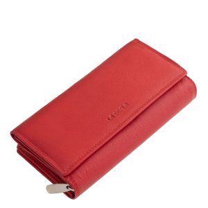 Ez a minőségi, nappa bőrből készült női valódi bőr pénztárca a praktikus és az elegáns kiegészítő a hölgyek számára, a La Scala márkától.