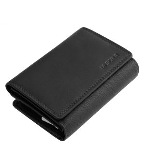 Ez az ideális méretű, valódi bőrből készült minőségi La Scala női bőr pénztárca ötvözi a divatos megjelenést és a praktikus használatot.