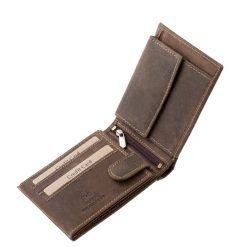 A valódi bőr pénztárca fedelén spániel kutyus részletgazdag képét ábrázolja, mely minőségi termékünk kellemes hatású natúr díszdobozban kapható.