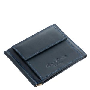 Férfi prémium minőségű, valódi bőrből készült kisméretű bőr dollártárca, amely kialakítása révén elegáns és praktikus eszköz.