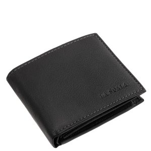 Elegáns és praktikus kialakítású, valódi, minőségi bőrből készült férfi pénztárca, amely kisméretű modell ideális választás mindennapi használatra.
