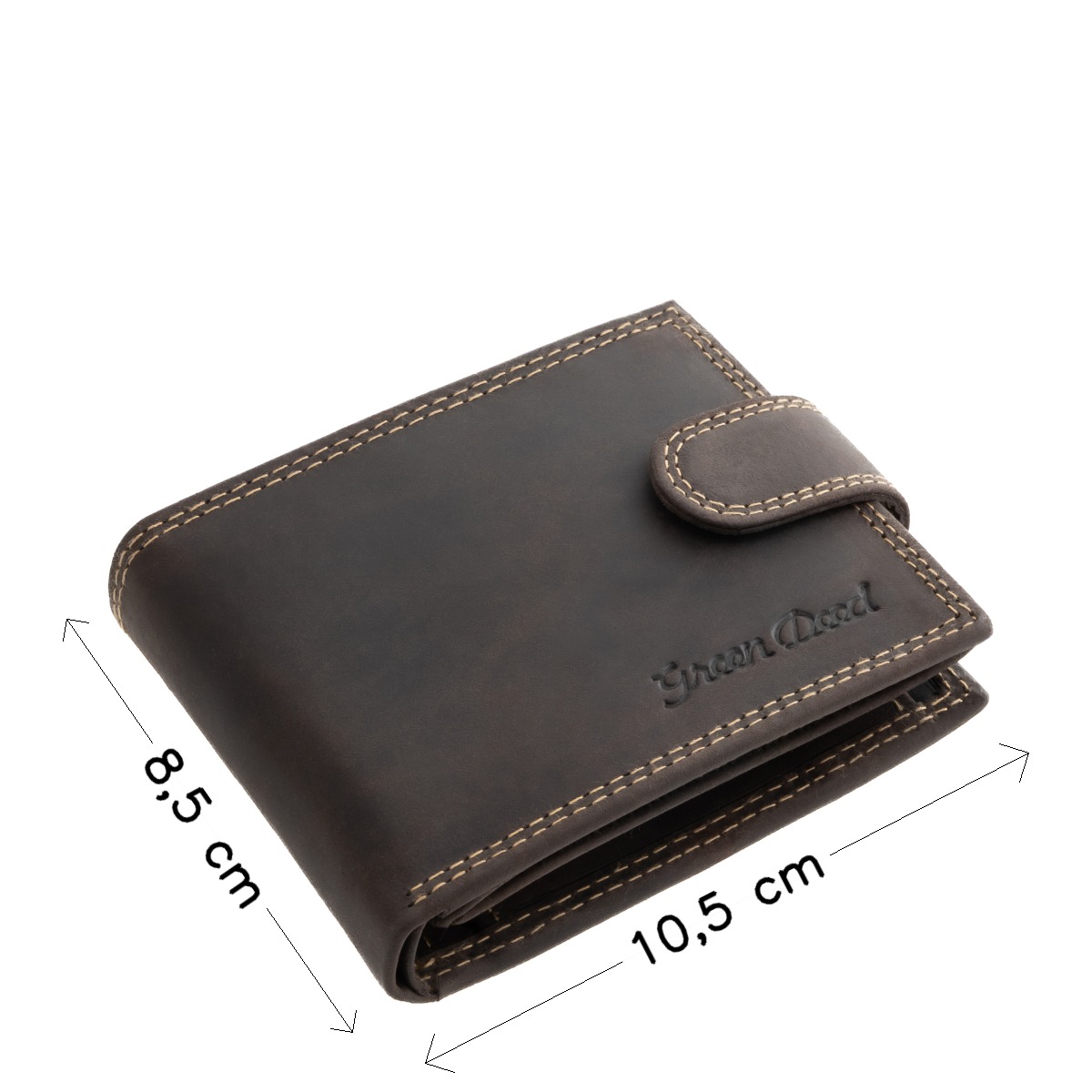 Kisméretű RFID férfi pénztárca vadászbőrből MHA102/T - Image 4