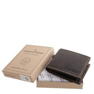 A GreenDeed márkás valódi bőr férfi pénztárca tökéletes mindazoknak, akik egyszerre keresik a klasszikus stílust, a praktikus kialakítást és a tartósságot.