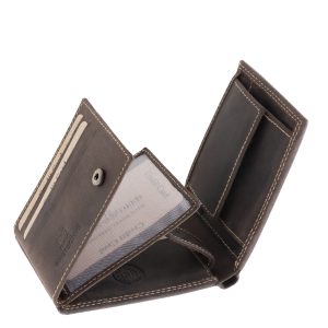 A GreenDeed márkás valódi bőr férfi pénztárca tökéletes mindazoknak, akik egyszerre keresik a klasszikus stílust, a praktikus kialakítást és a tartósságot.