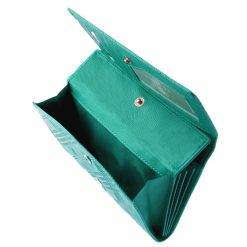 Prémium minőségű, valódi bőr női pénztárca, amely stílusos és praktikus kialakítással rendelkező nagy méretű modell divatos színekben gyártva.