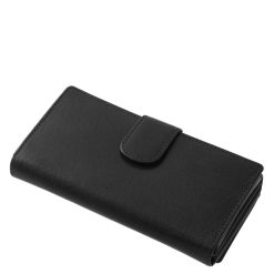 Fedezze fel a La Scala márkás, fémlogós női bőr pénztárca modellt, amely prémium minőségű, valódi bőrből készült, és stílusos díszdobozban érkezik.