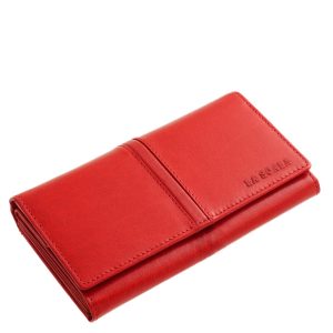 Ez a nagy méretű valódi bőr női pénztárca a La Scala exkluzív praktikus díszdobozos kollekciójának része, ötvözi a stílust, a minőséget és a funkcionalitást