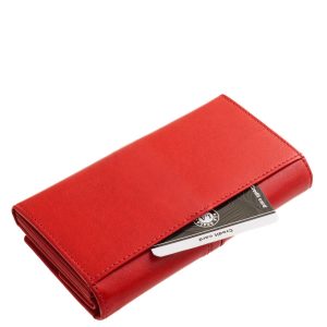 Ez a nagy méretű valódi bőr női pénztárca a La Scala exkluzív praktikus díszdobozos kollekciójának része, ötvözi a stílust, a minőséget és a funkcionalitást