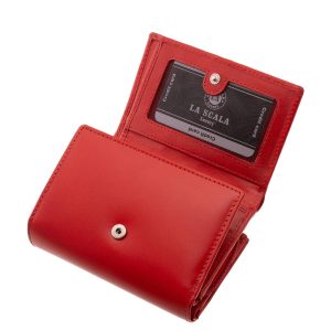 Divatos és elegáns La Scala stílusos női pénztárca, amely valódi bőr, minőségi kidolgozással, exkluzív díszdobozos pénztárca csomagolásban kapható.